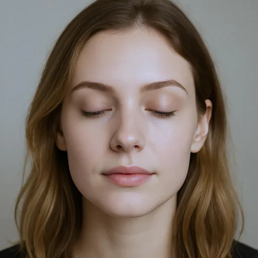 Prompt: tolong ubah mata wanita didalam foto ini yang awal mulanya menutup menjadi terbuka tanpa mengubah seluruh foto hanya bagian jatanya saja
