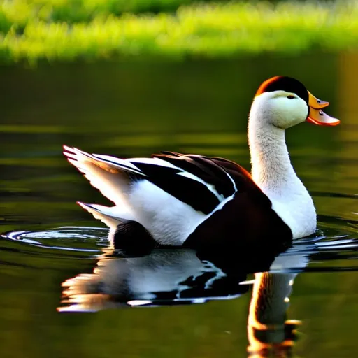 Prompt: A cute duck