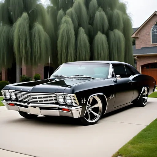 Prompt: Roth style1966 ss Impala gothic monster