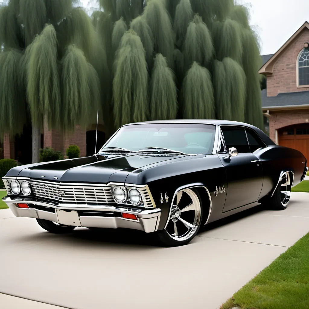 Prompt: Roth style1966 ss Impala gothic monster