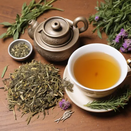 Prompt: Herbal Stomach-Soothing Tea