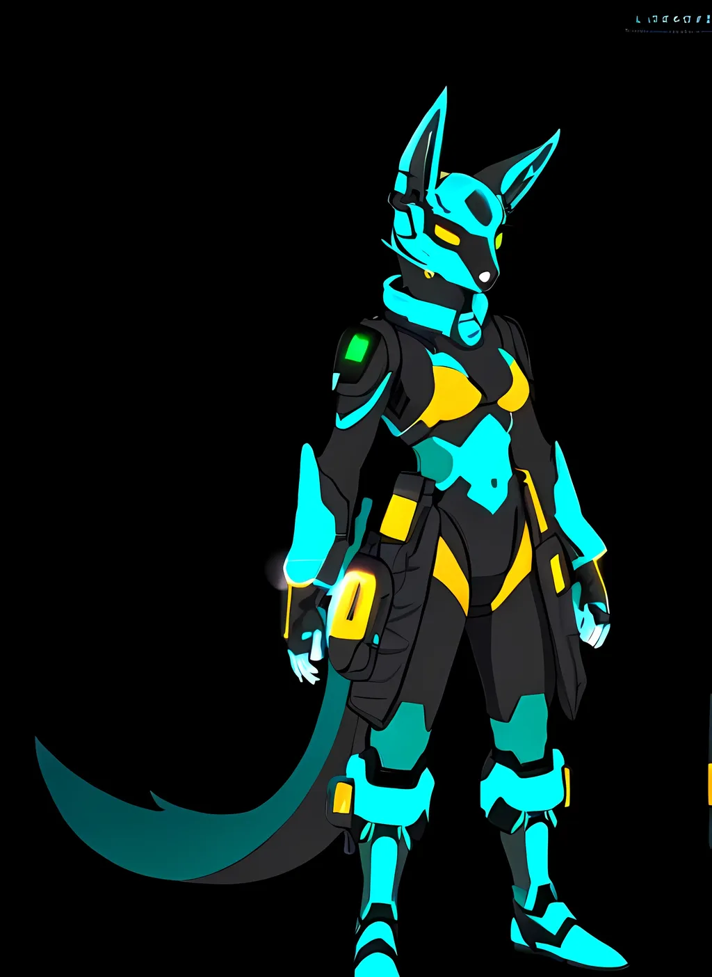 Prompt: a protogen fursona, well drawn, masterfully drawn, 4k, HD, furry, cyberpunk