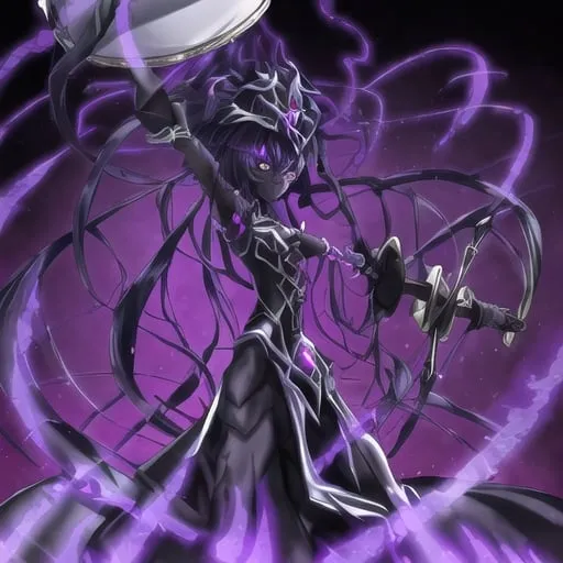 Prompt: Melodious Shadowsteel is a spectral entity born from the fusion of steelpan music and shadow manipulation, embodying the essence of the Steelpan Symphony technique. This cursed spirit manifests as a towering figure clad in shimmering shadows and armor forged from ethereal steel, wielding a spectral steelpan drum that reverberates with haunting melodies.