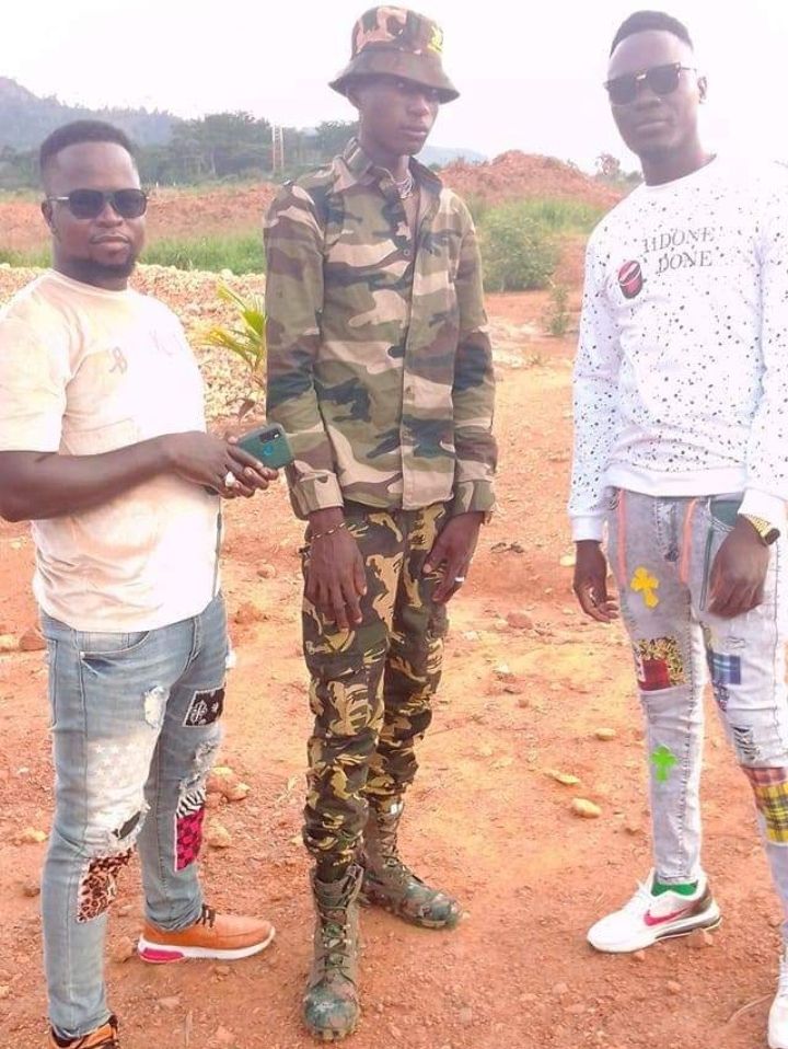 Prompt: Military Soldier gangster ALi Boubacar best friend group