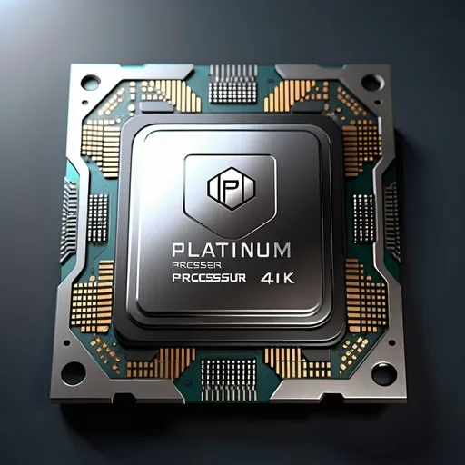 Prompt: platinum processor core design, futuristic technology, detailed textures, 4k, ultra HD, professional rendering, atmospheric lighting, realistic shadows, reflective surfaces, high quality