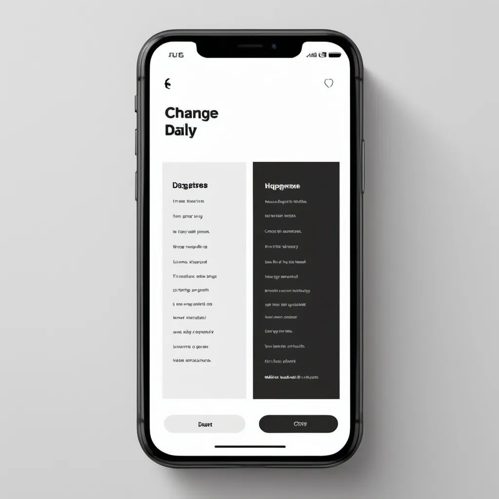 Prompt: "Create a minimalist phone wallpaper with a clean, modern design that features a dedicated space for daily text updates. The background should be neutral, with a subtle texture or gradient, allowing the focus to be on the text. The text area should be centered and prominent, with a placeholder that reads 'Change Text Daily' in a stylish, yet readable font. Ensure the design is versatile enough for daily customization and works well with both light and dark themes."

