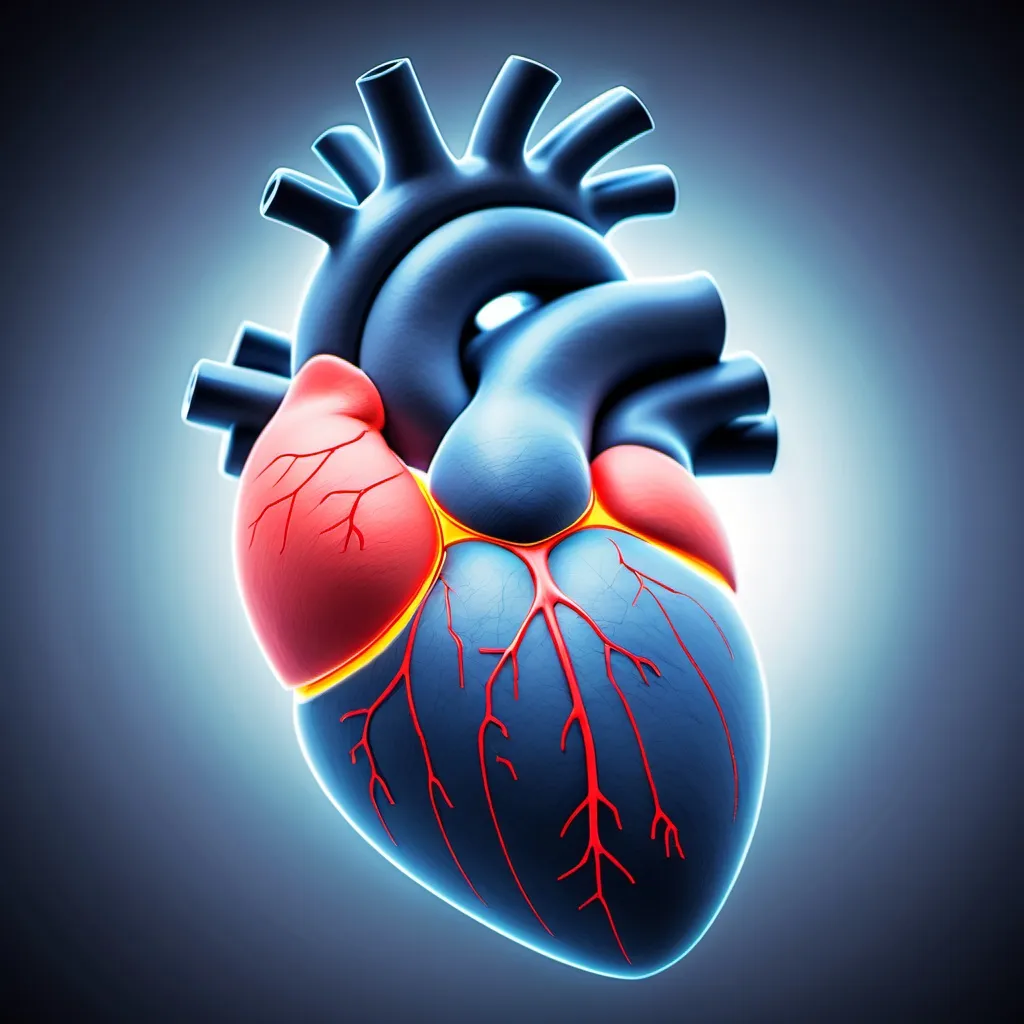 Prompt: cardiogram image of heart with ct image