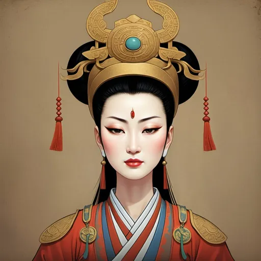 Prompt: What would you write on Wu Zetian’s blank tomb?