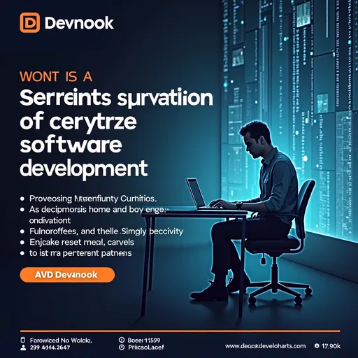 Prompt: Software development company Devnook advertisements 