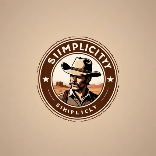 Prompt: Make a simplicity logo to a system that called Lasso keep it simple
Use apple logo as example, 
Use wild west elements