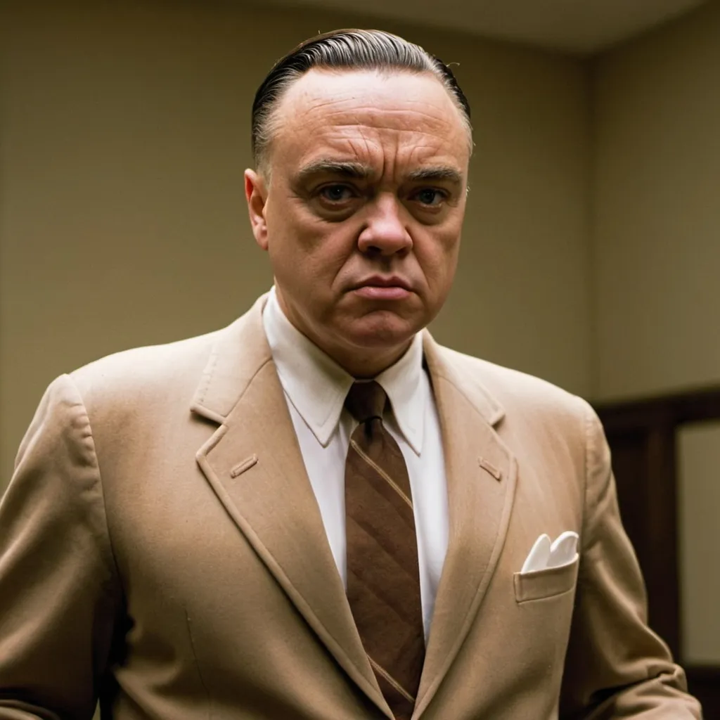 Prompt: Kimberly Cheatle as J. Edgar Hoover