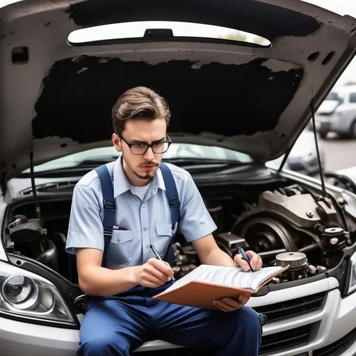 Prompt: mechanical engineer loking for pytone programe  and compyoter
the eng have proplym  in the car engen  
and the person is so mad 
 