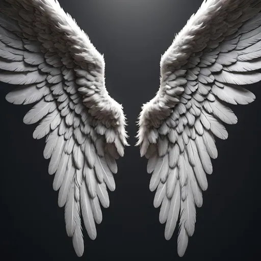 Prompt: A photorealistic image of angel wings, very detailed and professional,high 4k quality 