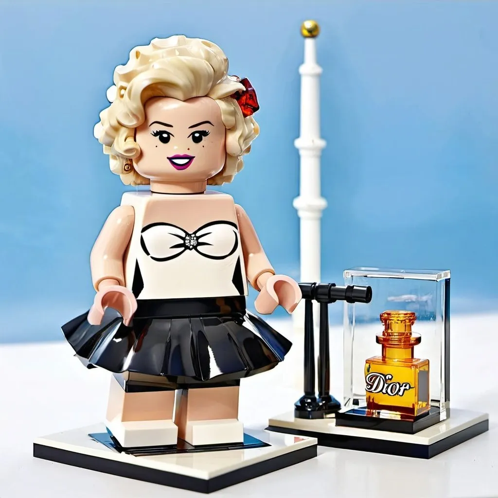 Prompt: Marilyn Monroe wearing Dior