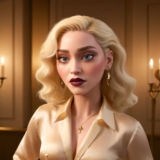 Prompt: Madonna with Fenty Beauty makeup 