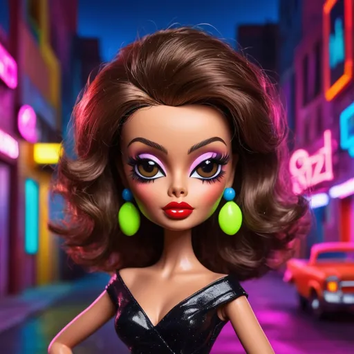 Prompt: Sofia Loren as a Bratz