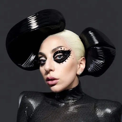 Prompt: Black Lady Gaga