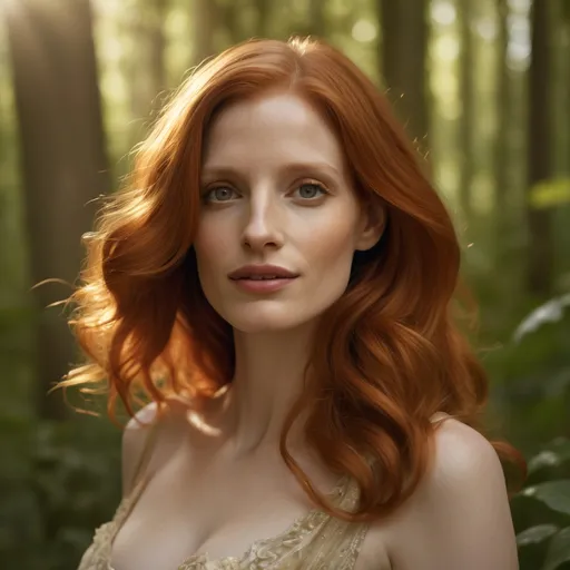 Prompt: Jessica Chastain hair 
