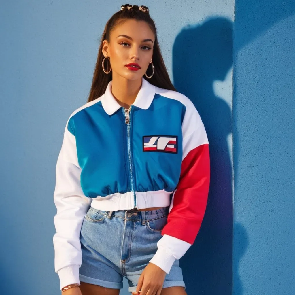 Prompt: Fila 90s look