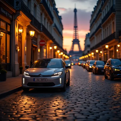 Prompt: Citroen in Paris 