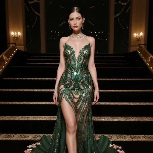 Prompt: Prada look at Met Gala 