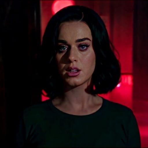 Prompt: Katy Perry in an horror movie