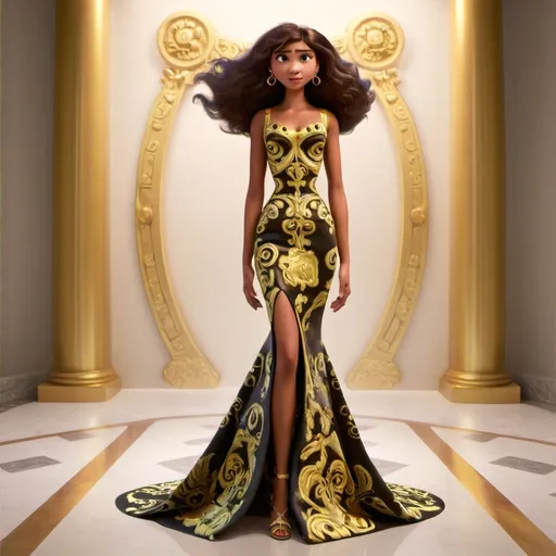 Prompt: Versace dress