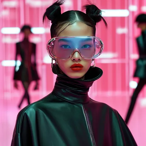 Prompt: Balenciaga cyber look 