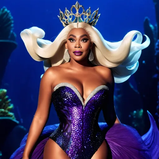 Prompt: Beyoncé as Ursula 