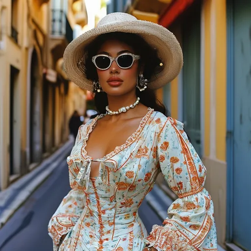 Prompt: French Fashion in Nice