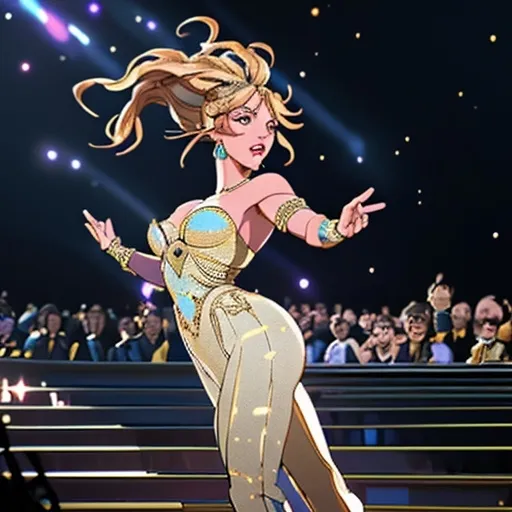 Prompt: Britney Spears wearing Balmain 