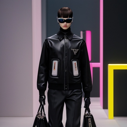 Prompt: Prada cyber look