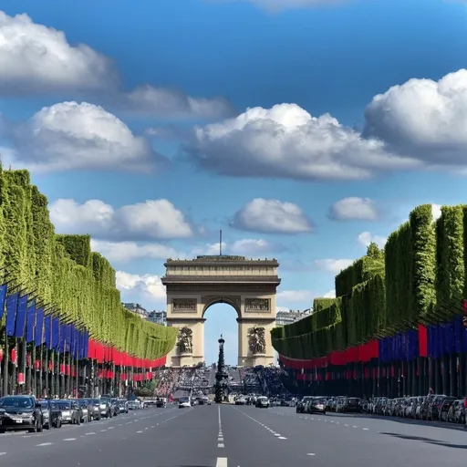 Prompt: Champs Elysee 