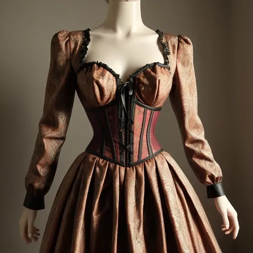 Prompt: Etro corset dress 