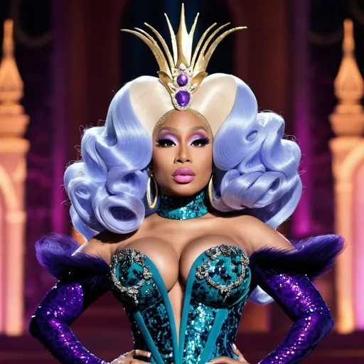 Prompt: Nicki Minaj as Ursula 