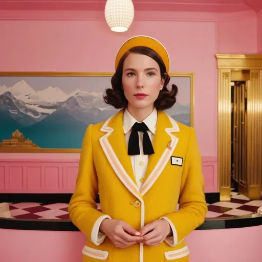 Prompt: Chanel in a Wes Anderson world
