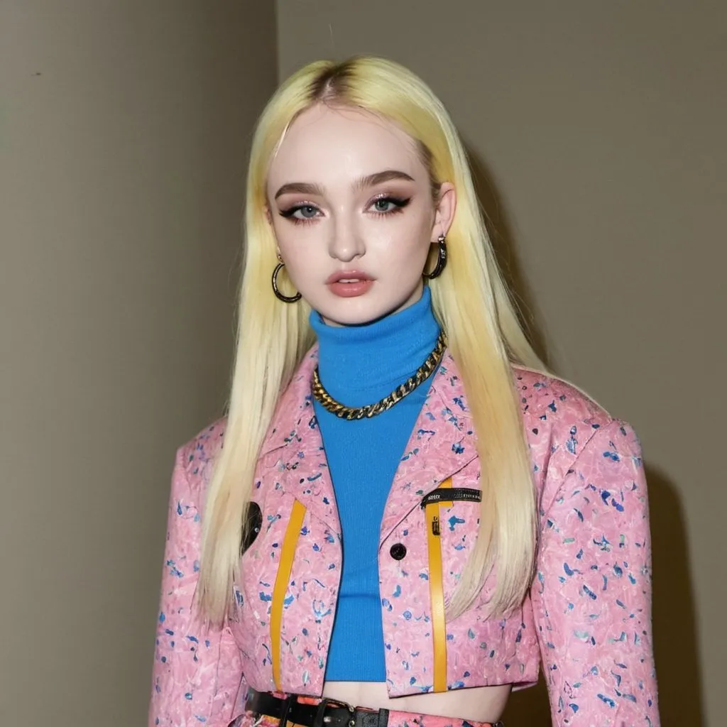 Prompt: Kim Petras wearing Marni