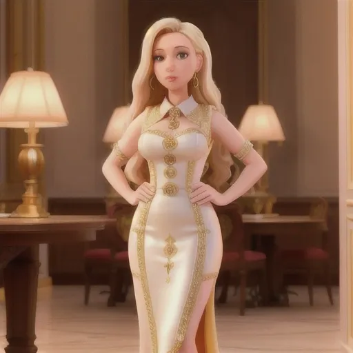 Prompt: A very detailed Iggy Azalea wearing a very accurate Dolce & Gabbana dress