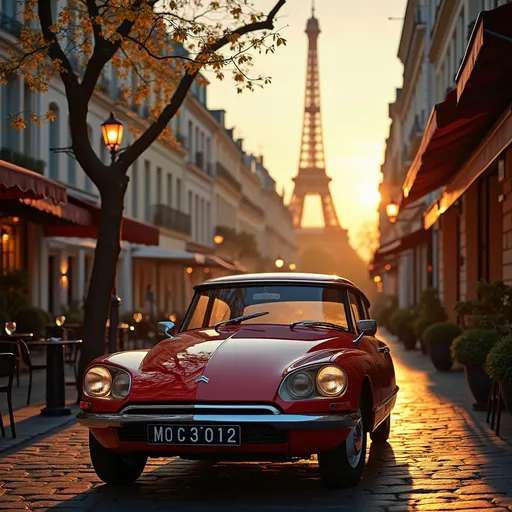 Prompt: Citroen Ds in Paris 