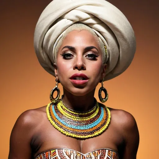 Prompt: African Lady Gaga