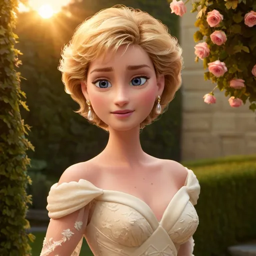 Prompt: Lady Diana with Fenty Beauty makeup 