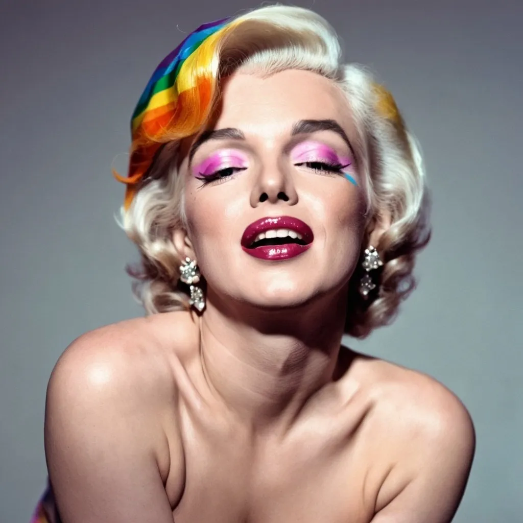 Prompt: Marylin Monroe for Pride Month 