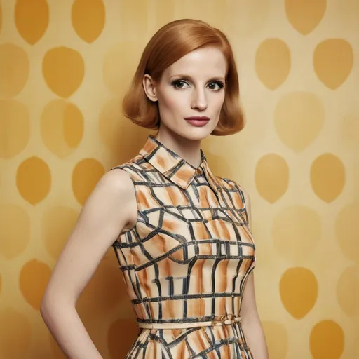Prompt: Jessica Chastain as Twiggy