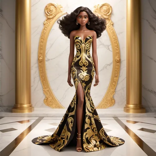 Prompt: Versace dress