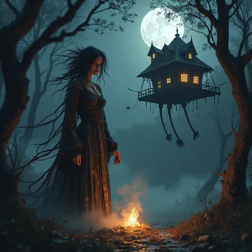 Prompt: Baba Jaga