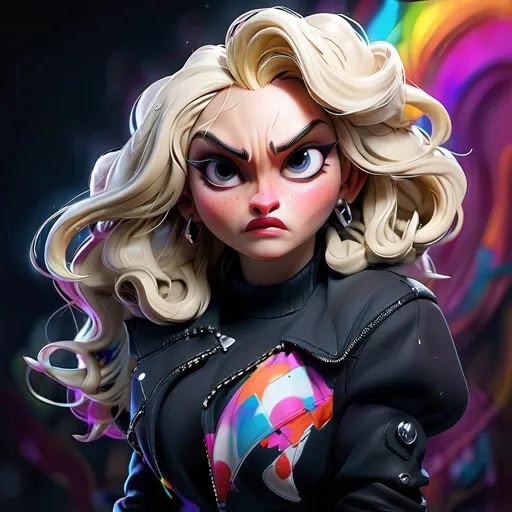Prompt: Madonna singer 