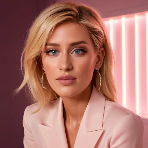 Prompt: Alessia Marcuzzi with Fenty Beauty makeup 