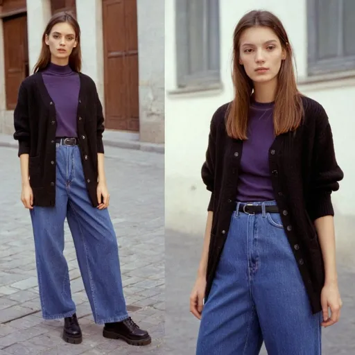 Prompt: Stefanel 90s look