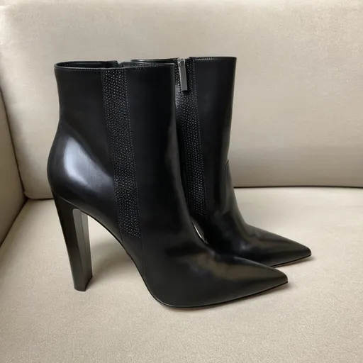 Prompt: High heels boots by Casadei without zip 