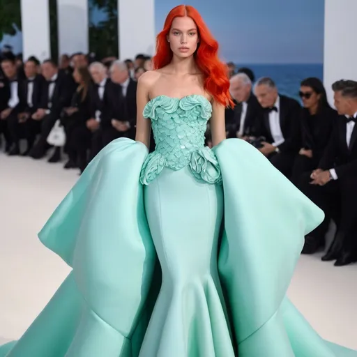 Prompt: Ariel the mermaid Balenciaga